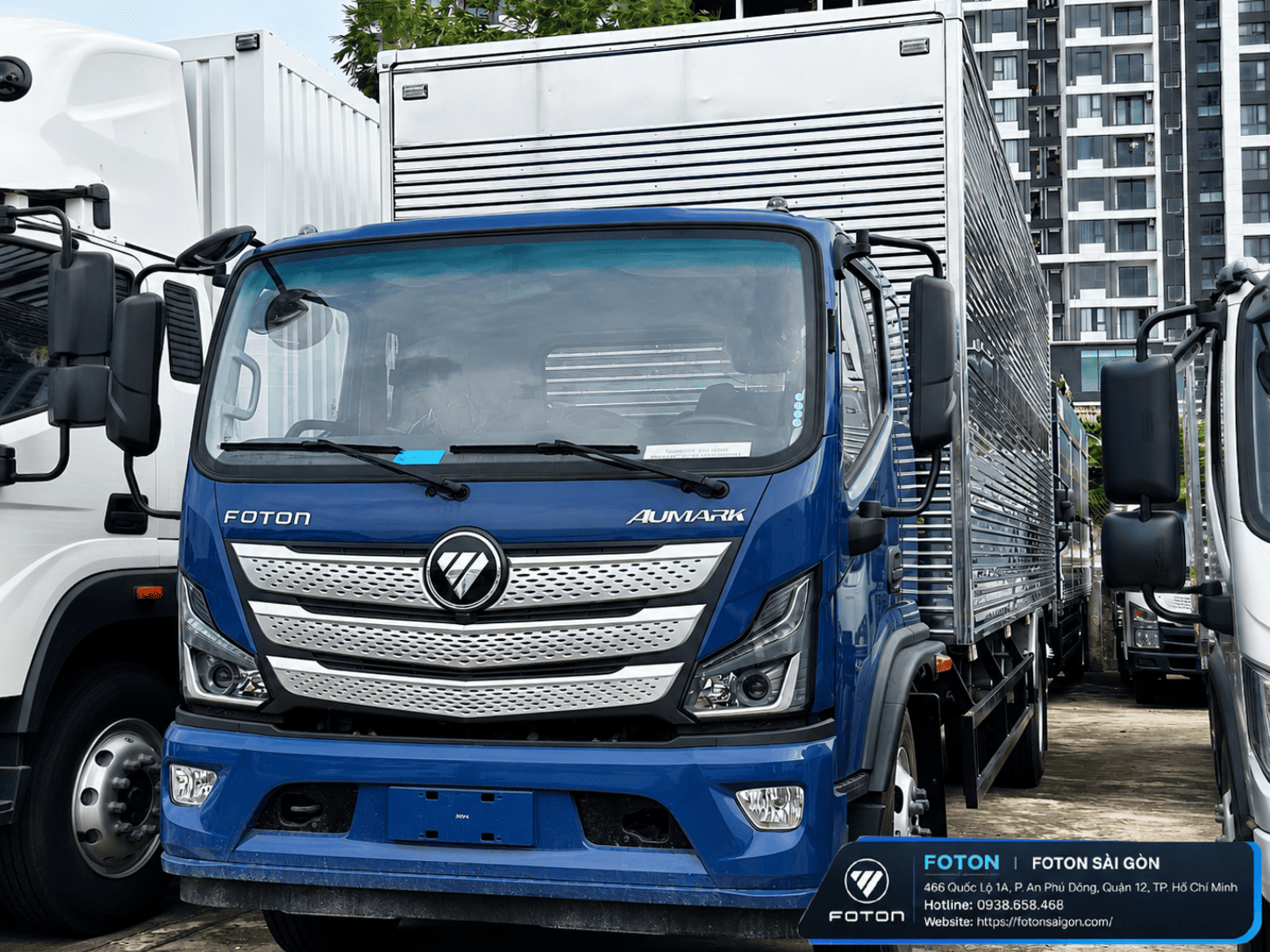 XE TẢI FOTON AUMARK S90 THÙNG KÍN TẢI 9.1 TẤN - 9T1 - 9.100 KG